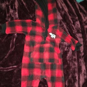 Hooded Flannel Onesie
